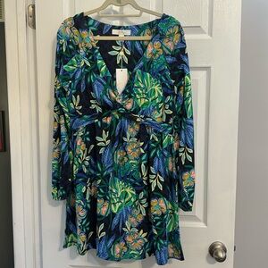 NWT Lilly Pulitzer long sleeve romper - large